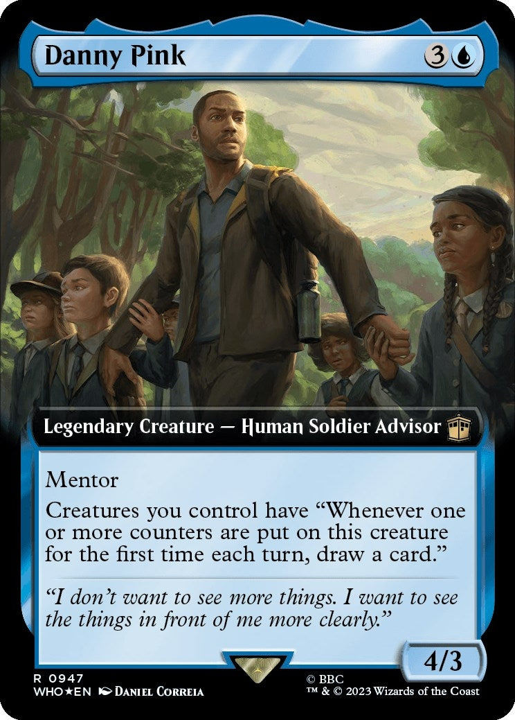 Image for Danny Pink (Extended Art) (Surge Foil) (Universes Beyond: Doctor Who) (947) - Magic: The Gathering