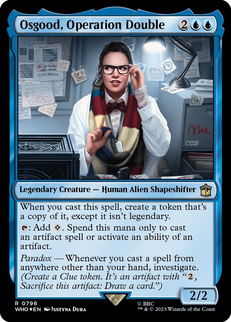 Image for Osgood, Operation Double (Surge Foil) (Universes Beyond: Doctor Who) (796) - Magic: The Gathering