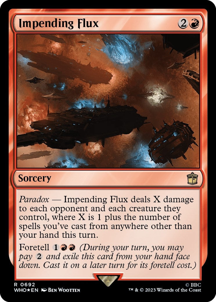 Image for Impending Flux (Surge Foil) (Universes Beyond: Doctor Who) (692) - Magic: The Gathering