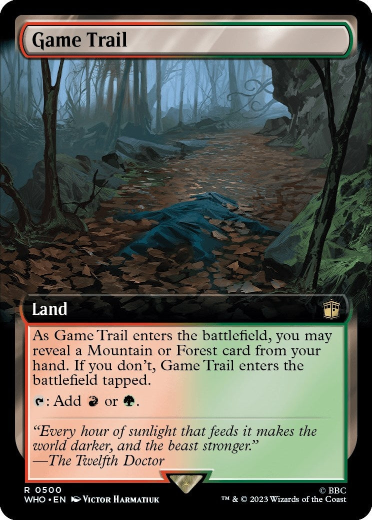 Image for Game Trail (Extended Art) (Universes Beyond: Doctor Who) (500) - Magic: The Gathering