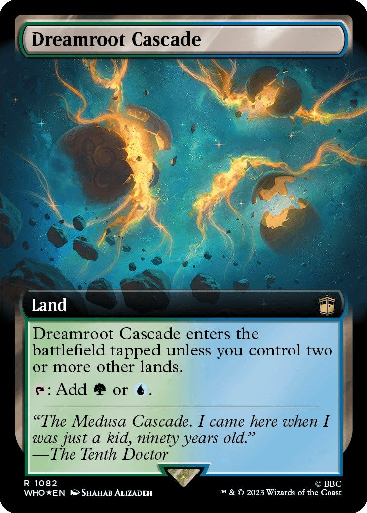 Image for Dreamroot Cascade (Extended Art) (Surge Foil) (Universes Beyond: Doctor Who) (1082) - Magic: The Gathering