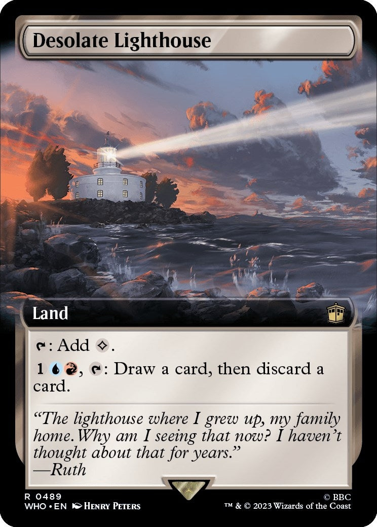 Image for Desolate Lighthouse (Extended Art) (Universes Beyond: Doctor Who) (489) - Magic: The Gathering