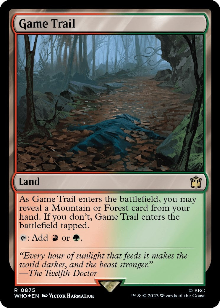Image for Game Trail (Surge Foil) (Universes Beyond: Doctor Who) (875) - Magic: The Gathering