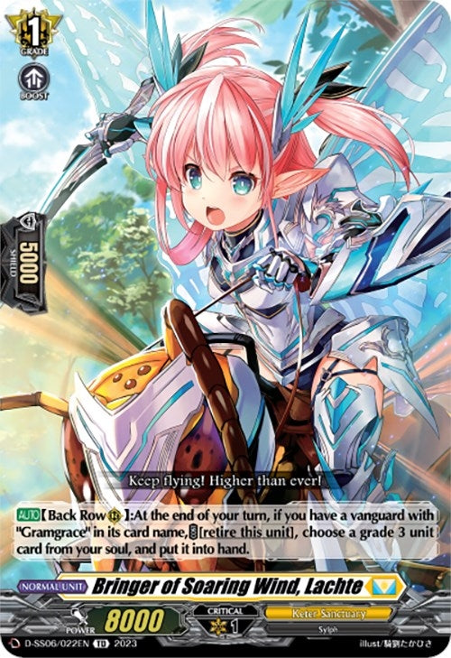 Image for Bringer of Soaring Wind, Lachte (D-SS06: Stand Up Deckset "Gramgrace") (D-SS06/022EN) - Cardfight Vanguard