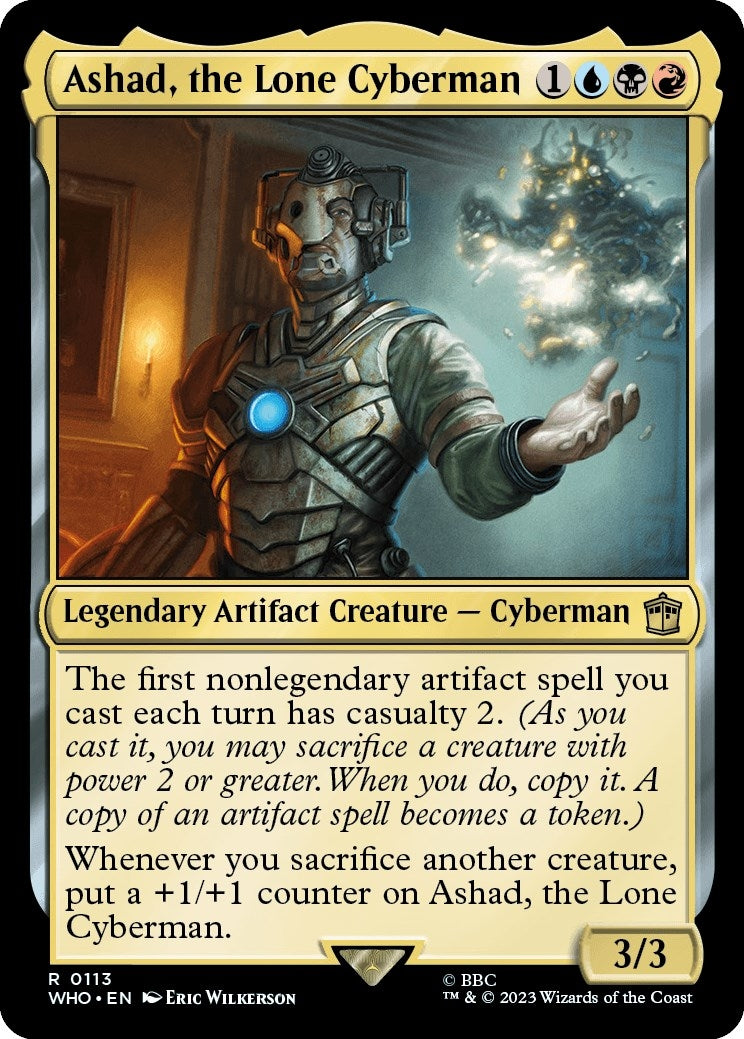 Image for Ashad, the Lone Cyberman (Universes Beyond: Doctor Who) (113) - Magic: The Gathering