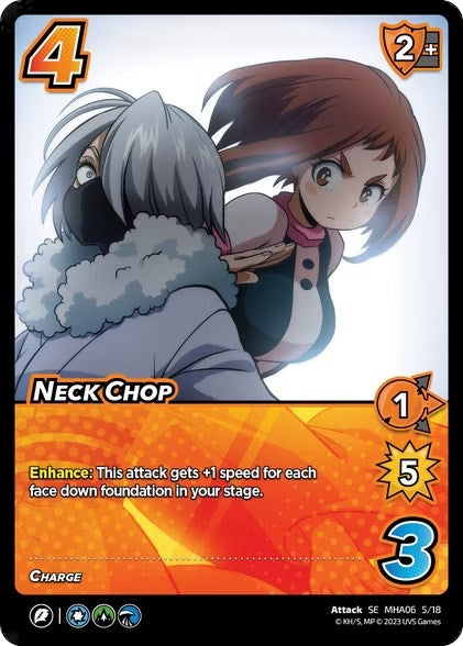 Image for Neck Chop (UniVersus: My Hero Academia: Jet Burn) (5/18) - UniVersus