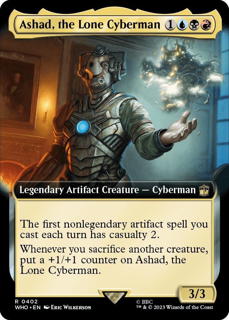 Image for Ashad, the Lone Cyberman (Extended Art) (Universes Beyond: Doctor Who) (402) - Magic: The Gathering