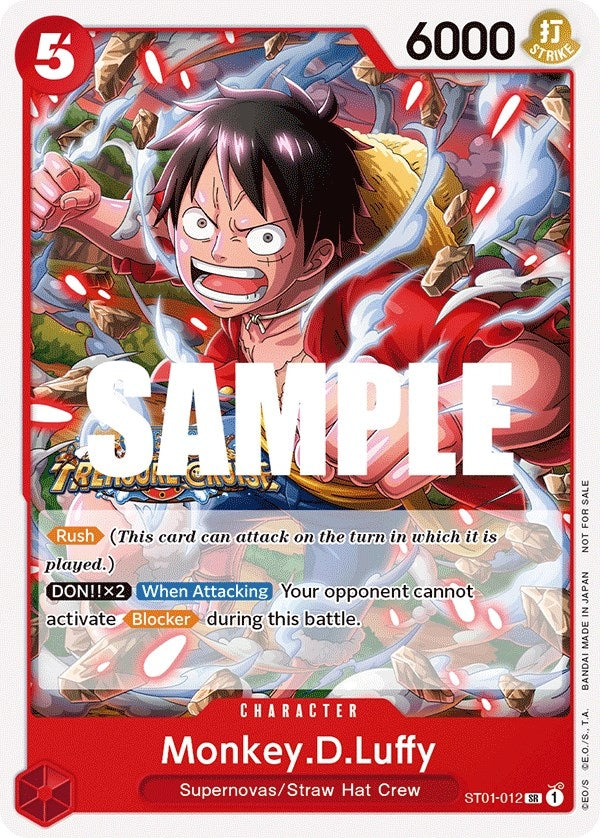 Image for Monkey.D.Luffy (Tournament Pack Vol. 5) (One Piece Promotion Cards) (ST01-012) - One Piece Card Game