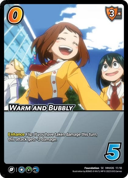 Image for Warm and Bubbly (UniVersus: My Hero Academia: Jet Burn) (17/18) - UniVersus