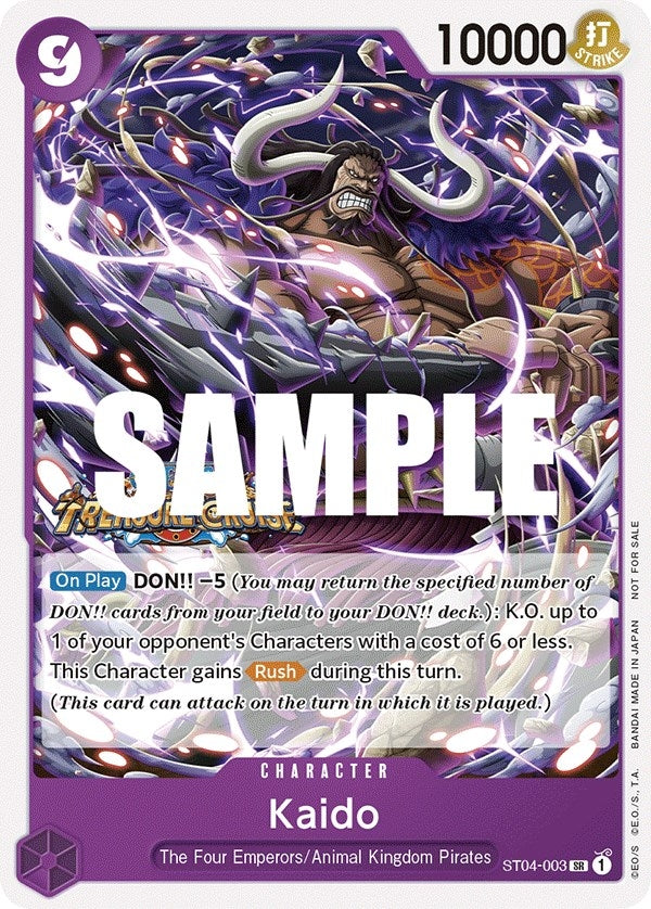 Image for Kaido (Tournament Pack Vol. 5) (One Piece Promotion Cards) (ST04-003) - One Piece Card Game
