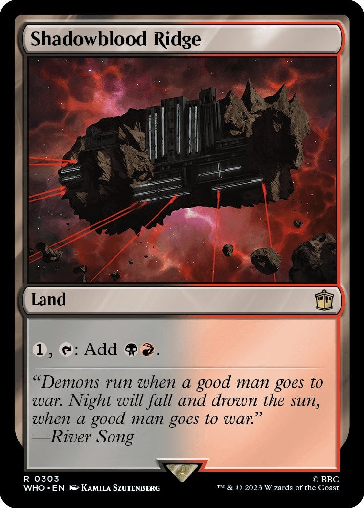 Image for Shadowblood Ridge (Universes Beyond: Doctor Who) (303) - Magic: The Gathering