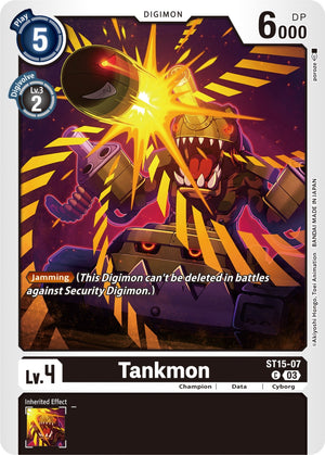 Image for Tankmon (ST-15) (ST15-07 C) - Digimon Card Game
