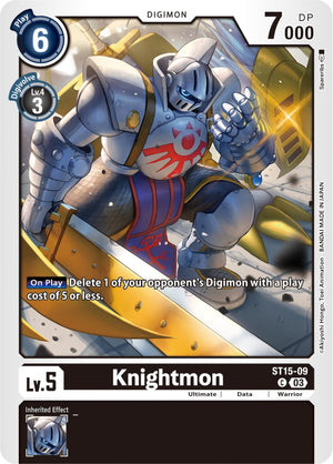 Image for Knightmon (ST-15) (ST15-09 C) - Digimon Card Game