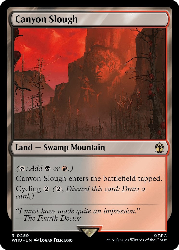 Image for Canyon Slough (Universes Beyond: Doctor Who) (259) - Magic: The Gathering