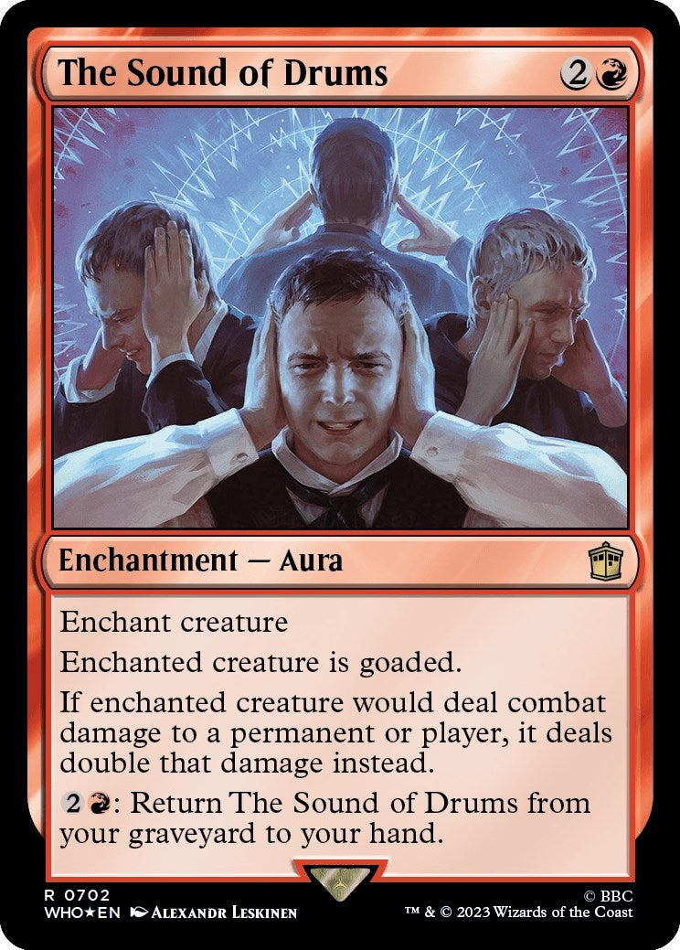 Image for The Sound of Drums (Surge Foil) (Universes Beyond: Doctor Who) (702) - Magic: The Gathering