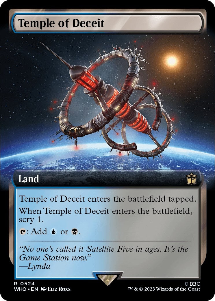 Image for Temple of Deceit (Extended Art) (Universes Beyond: Doctor Who) (524) - Magic: The Gathering