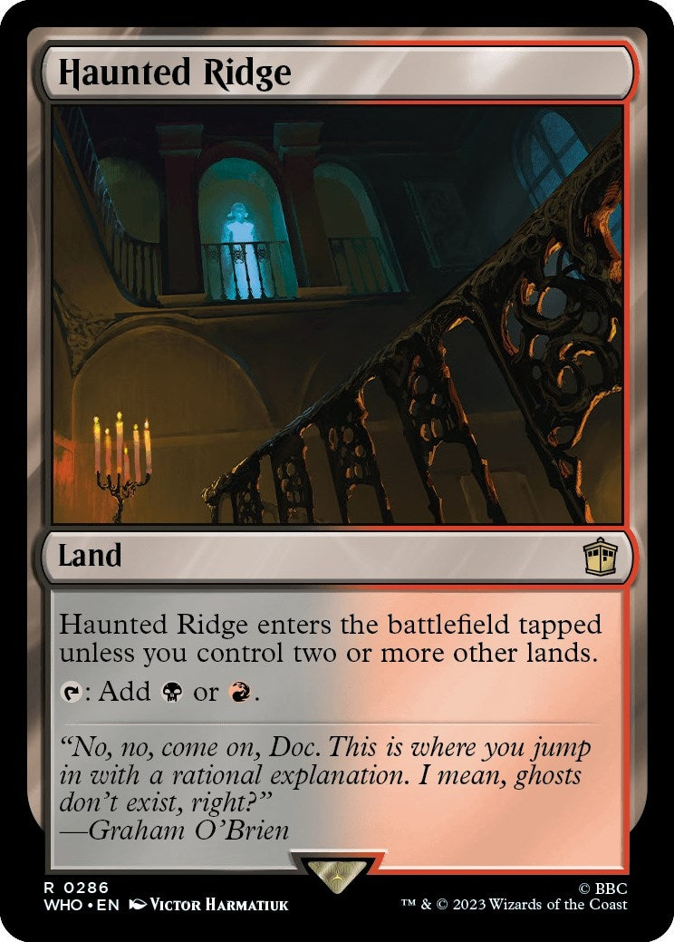 Image for Haunted Ridge (Universes Beyond: Doctor Who) (286) - Magic: The Gathering