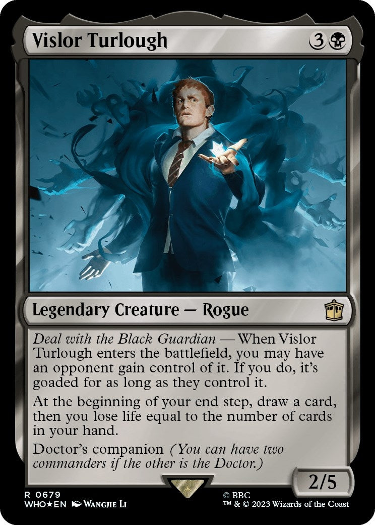 Image for Vislor Turlough (Surge Foil) (Universes Beyond: Doctor Who) (679) - Magic: The Gathering