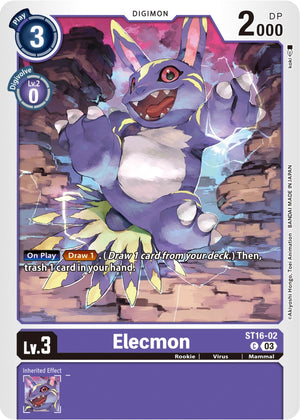 Image for Elecmon (ST-16) (ST16-02 C) - Digimon Card Game