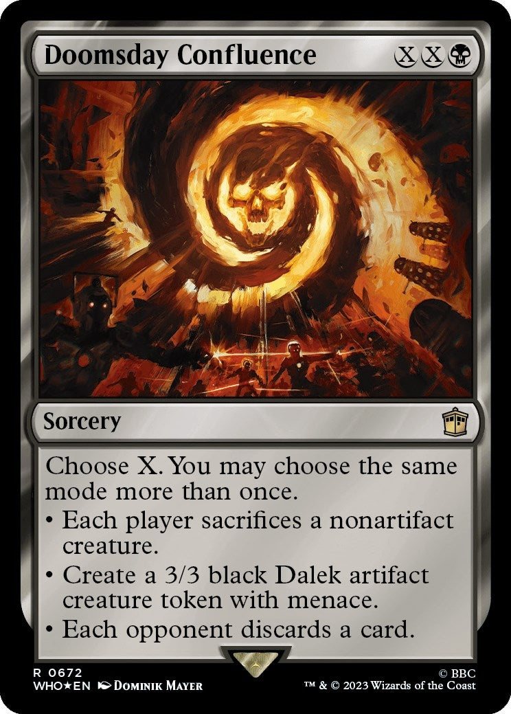 Image for Doomsday Confluence (Surge Foil) (Universes Beyond: Doctor Who) (672) - Magic: The Gathering