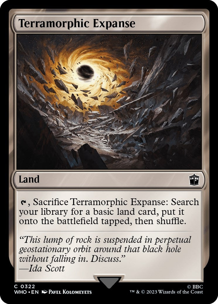 Image for Terramorphic Expanse (Universes Beyond: Doctor Who) (322) - Magic: The Gathering