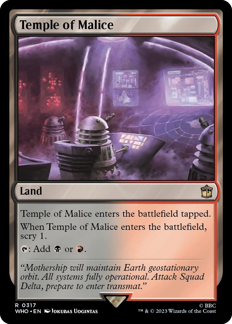 Image for Temple of Malice (Universes Beyond: Doctor Who) (317) - Magic: The Gathering