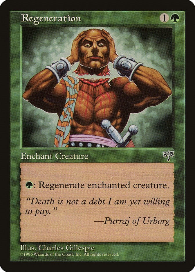 Image for Regeneration (Mirage) - Magic: The Gathering