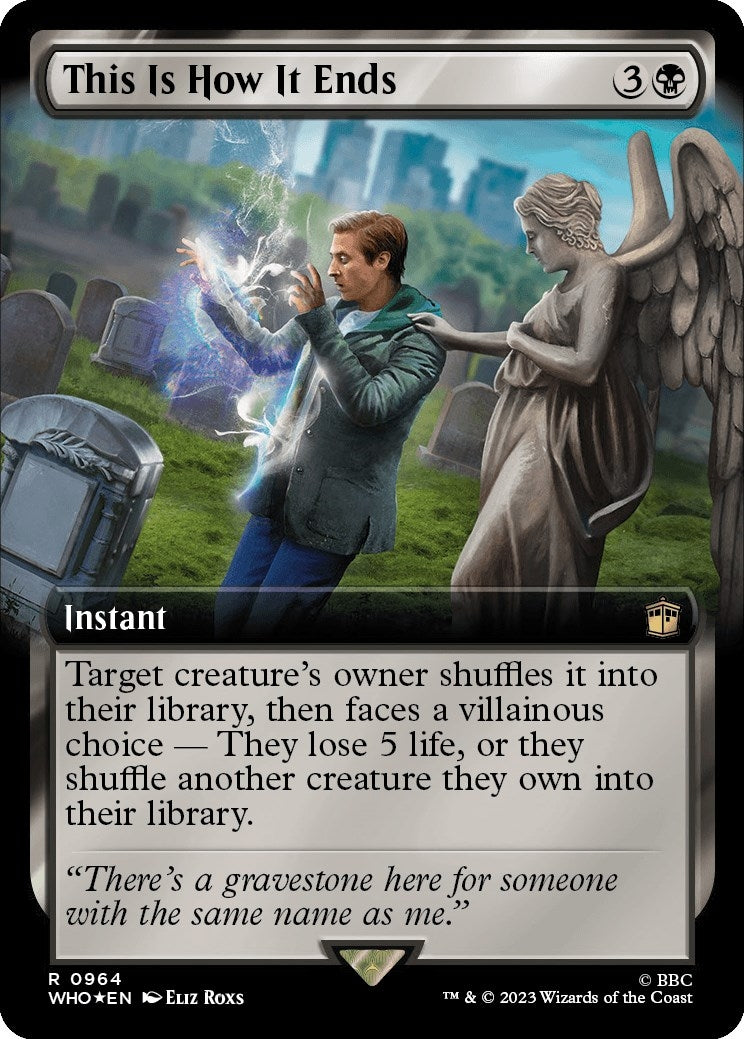 Image for This Is How It Ends (Extended Art) (Surge Foil) (Universes Beyond: Doctor Who) (964) - Magic: The Gathering