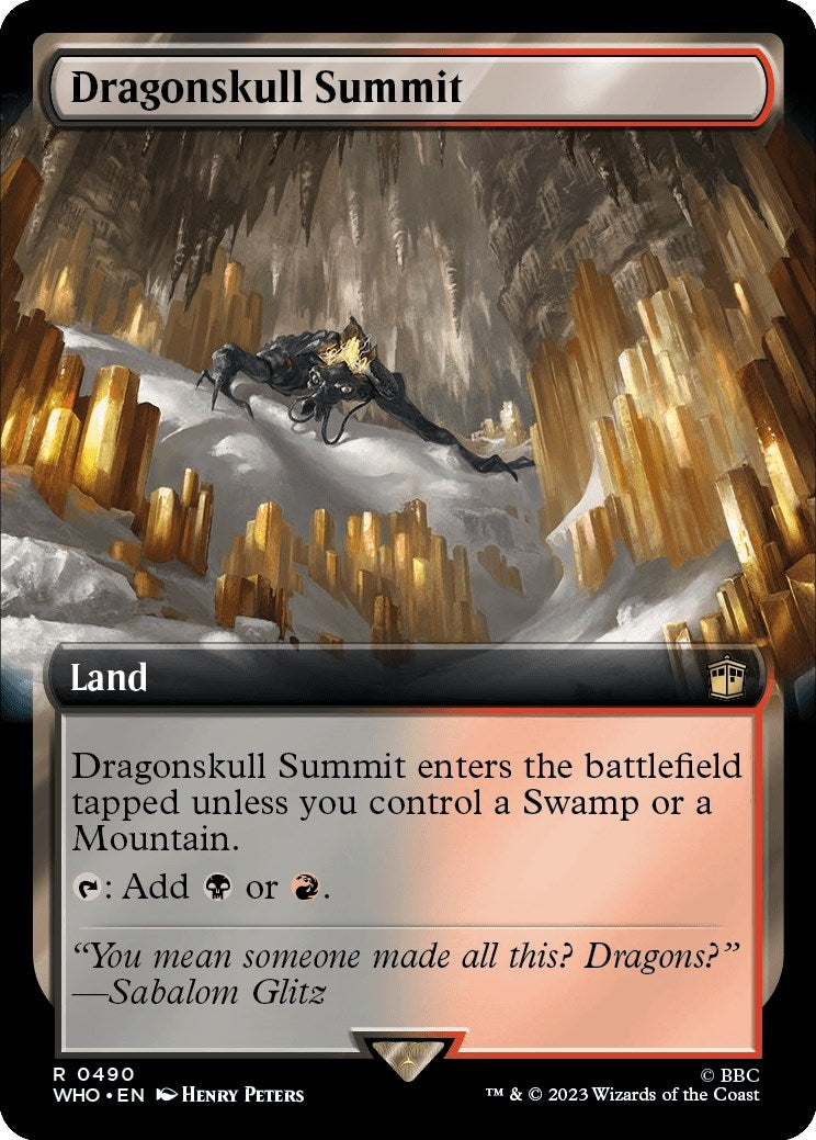 Image for Dragonskull Summit (Extended Art) (Universes Beyond: Doctor Who) (490) - Magic: The Gathering