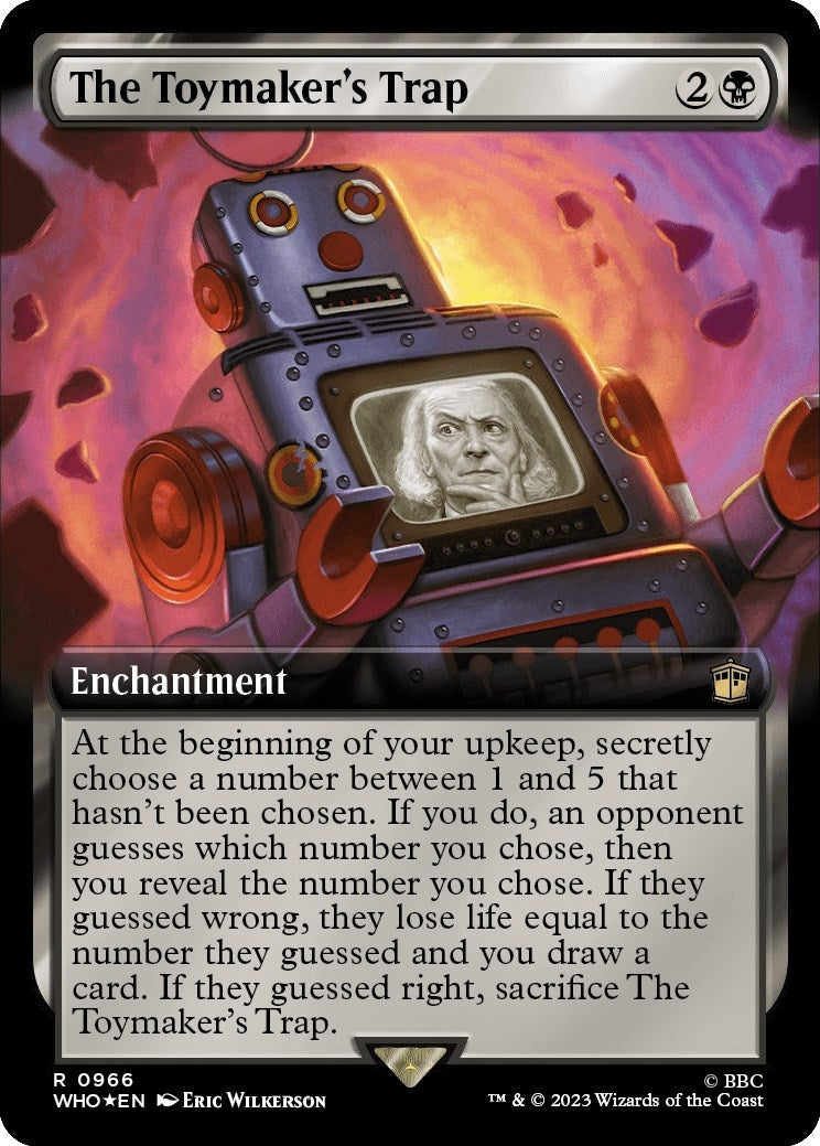 Image for The Toymaker's Trap (Extended Art) (Surge Foil) (Universes Beyond: Doctor Who) (966) - Magic: The Gathering