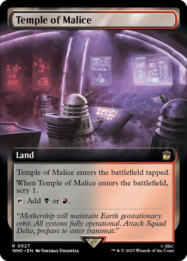 Image for Temple of Malice (Extended Art) (Universes Beyond: Doctor Who) (527) - Magic: The Gathering