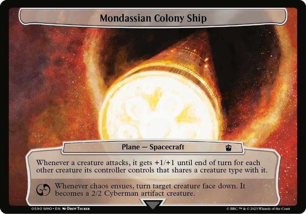 Image for Mondassian Colony Ship (Planechase: Universes Beyond: Doctor Who) (590) - Magic: The Gathering