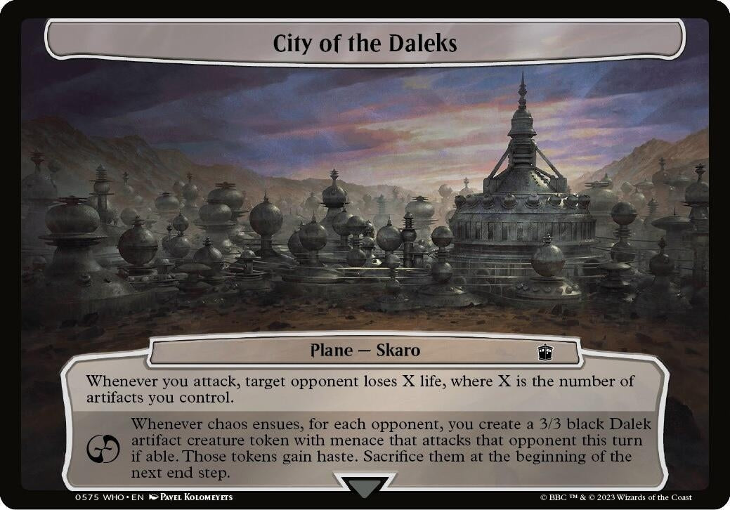 Image for City of the Daleks (Planechase: Universes Beyond: Doctor Who) (575) - Magic: The Gathering