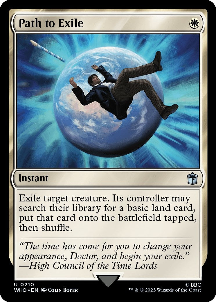 Image for Path to Exile (Universes Beyond: Doctor Who) (210) - Magic: The Gathering