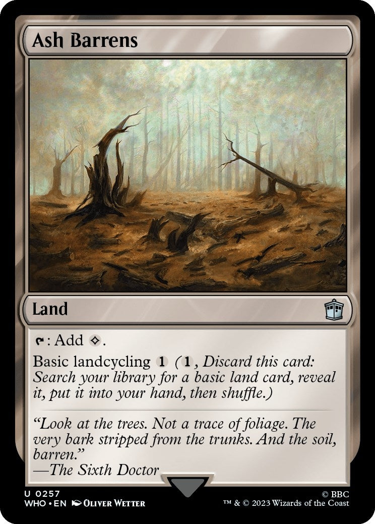 Image for Ash Barrens (Universes Beyond: Doctor Who) (257) - Magic: The Gathering