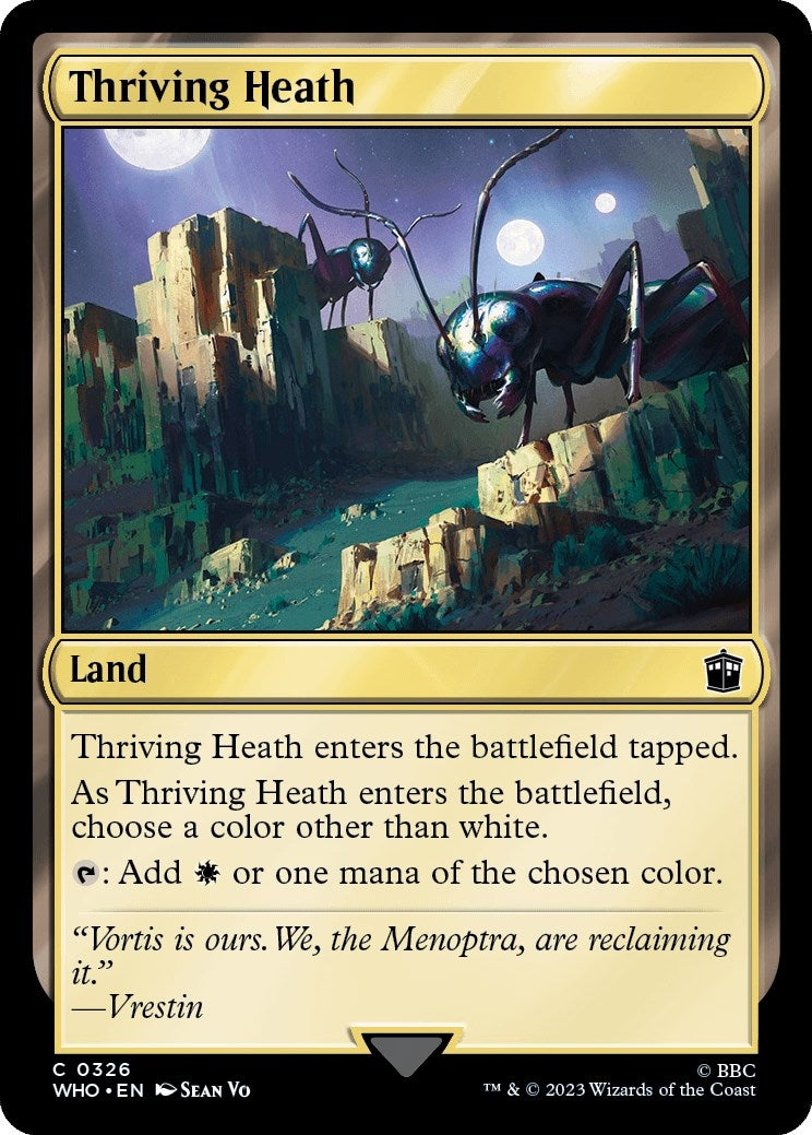 Image for Thriving Heath (Universes Beyond: Doctor Who) (326) - Magic: The Gathering