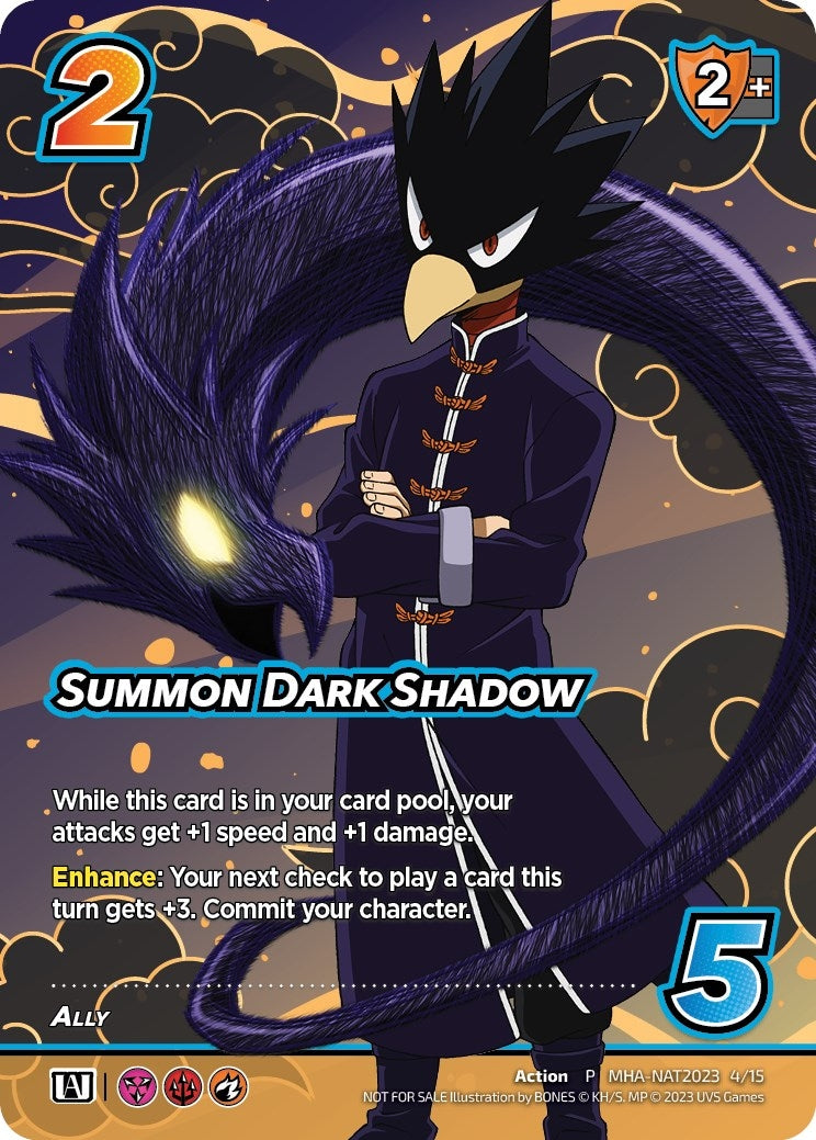 Image for Summon Dark Shadow (Pro Hero Nationals 2023) (UniVersus: My Hero Academia Promo Cards) (MHA-NAT2023 4/15) - UniVersus