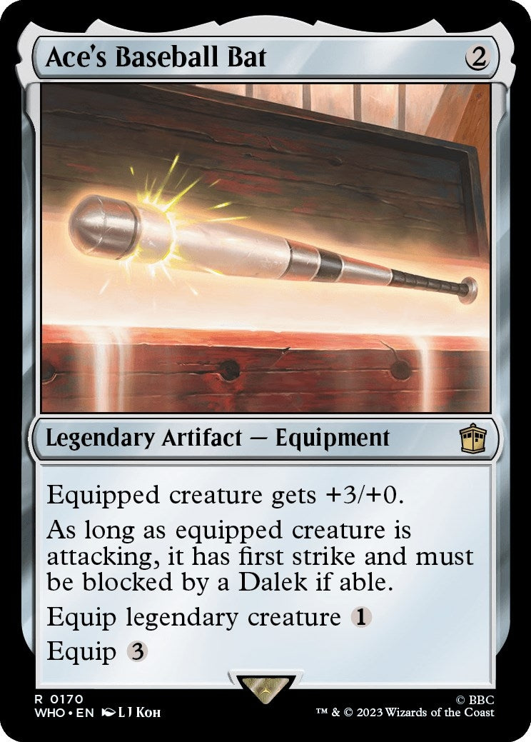 Image for Ace's Baseball Bat (Universes Beyond: Doctor Who) (170) - Magic: The Gathering