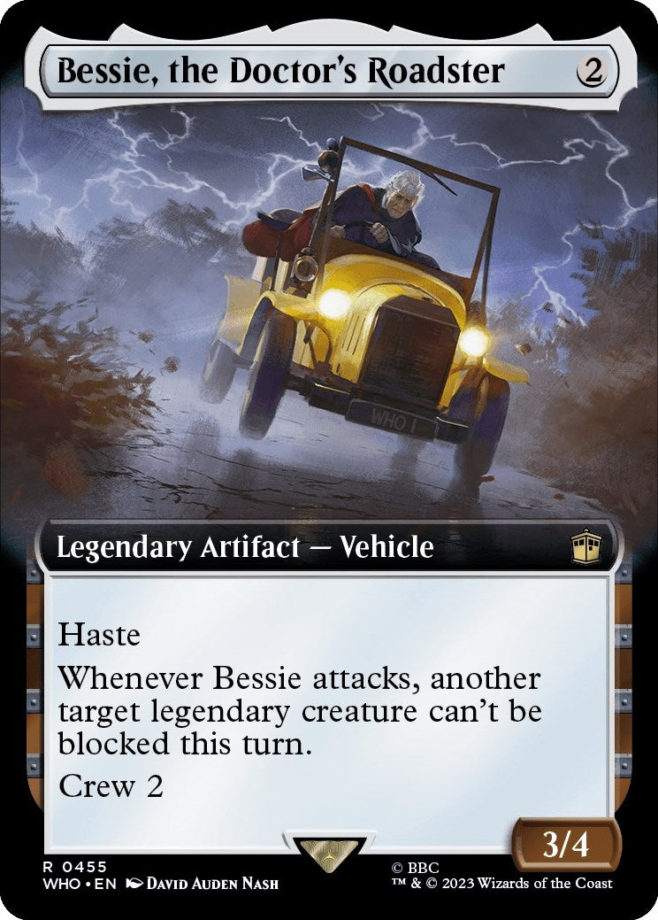 Image for Bessie, the Doctor's Roadster (Extended Art) (Universes Beyond: Doctor Who) (455) - Magic: The Gathering
