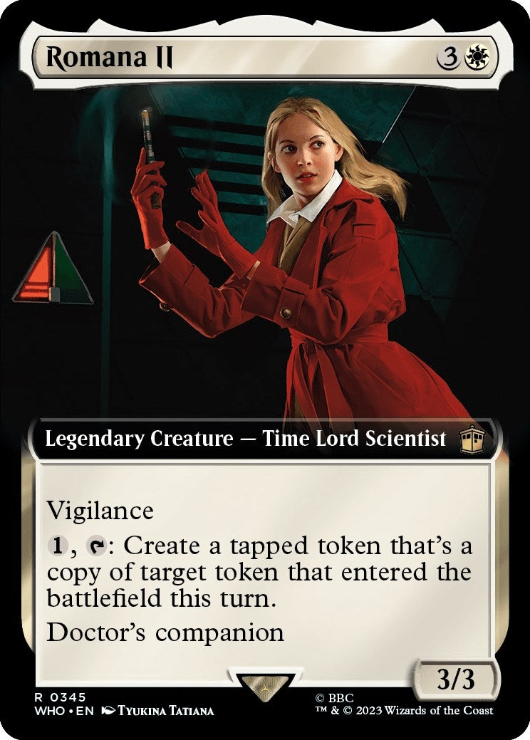 Image for Romana II (Extended Art) (Universes Beyond: Doctor Who) (345) - Magic: The Gathering