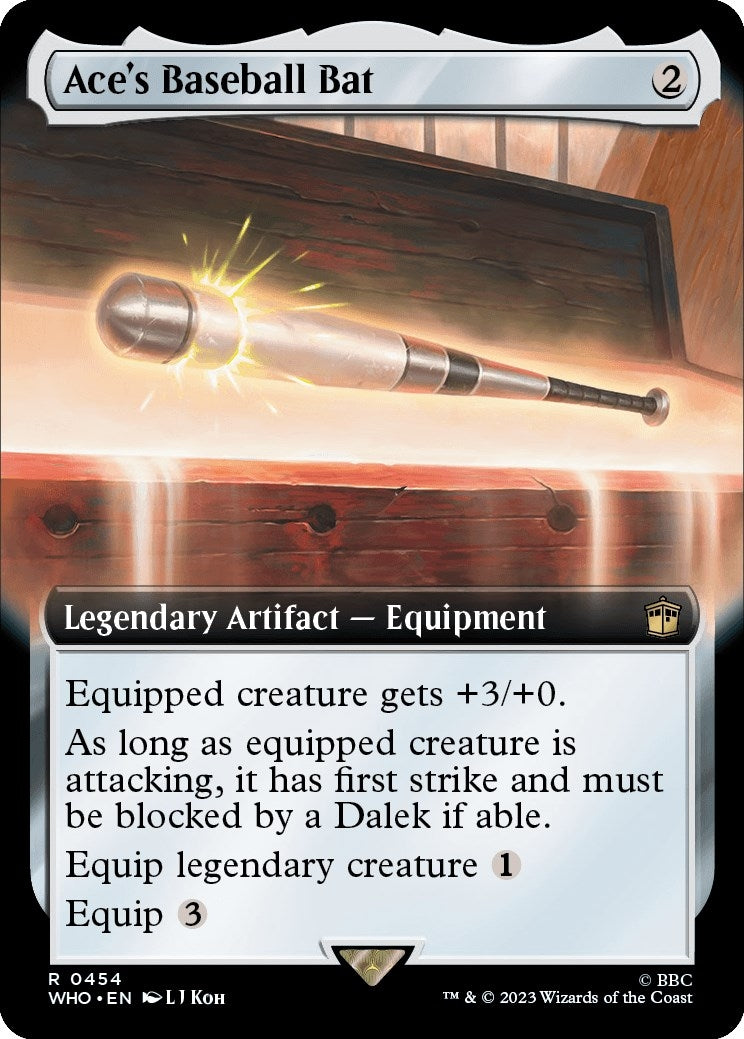 Image for Ace's Baseball Bat (Extended Art) (Universes Beyond: Doctor Who) (454) - Magic: The Gathering