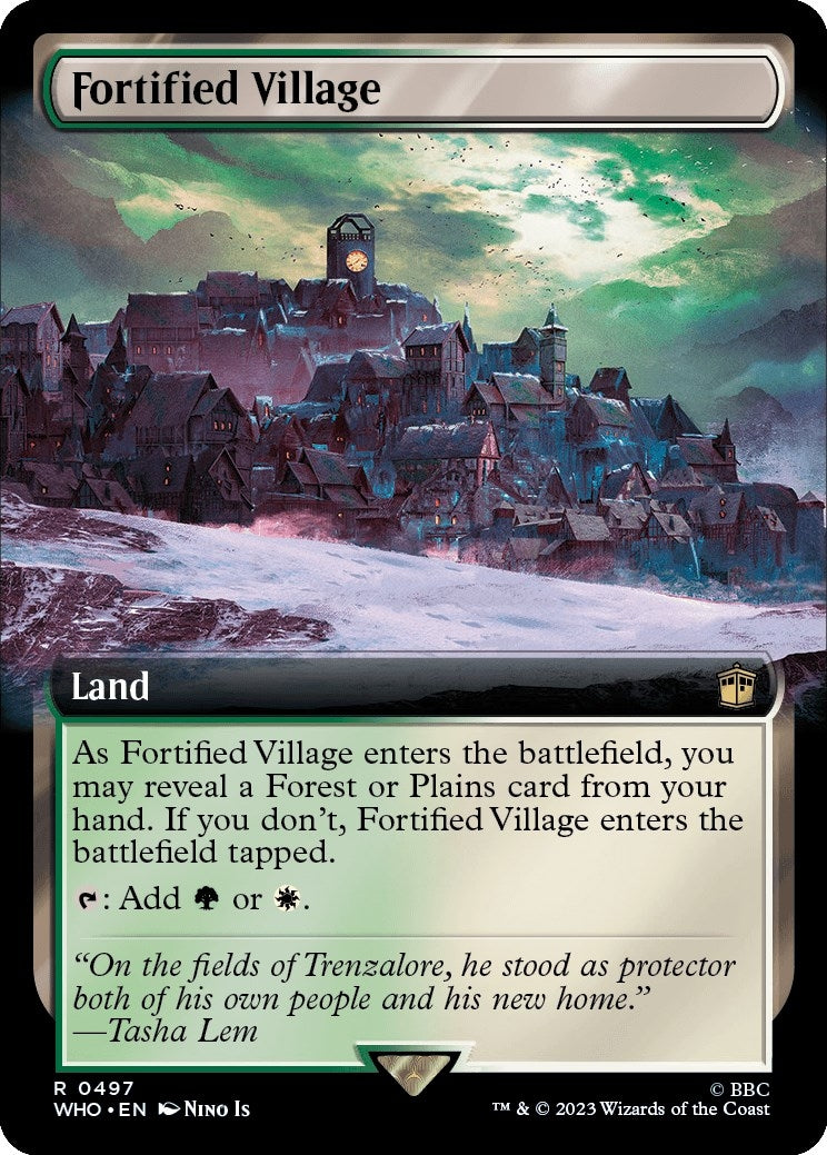 Image for Fortified Village (Extended Art) (Universes Beyond: Doctor Who) (497) - Magic: The Gathering