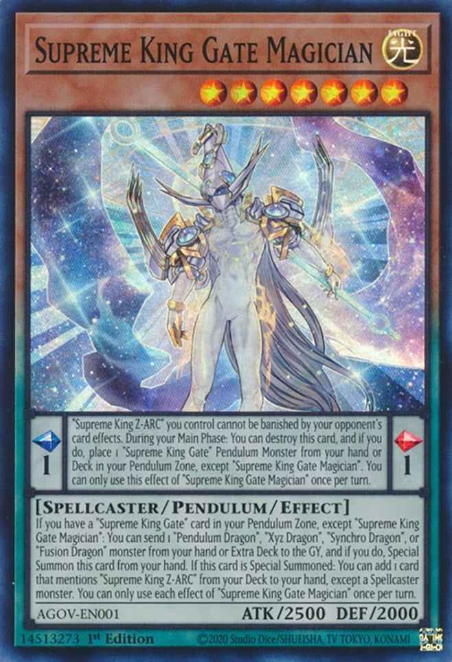 Image for Supreme King Gate Magician (Age of Overlord) (AGOV-EN001) - YuGiOh
