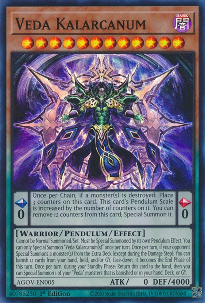 Image for Veda Kalarcanum (Age of Overlord) (AGOV-EN005) - YuGiOh