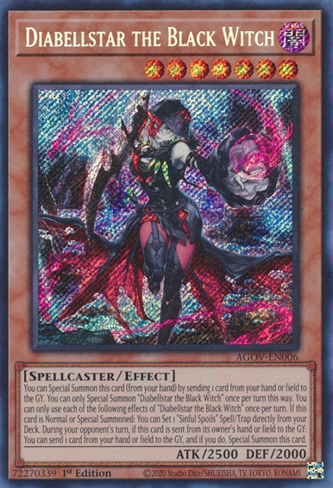 Image for Diabellstar the Black Witch (Age of Overlord) (AGOV-EN006) - YuGiOh