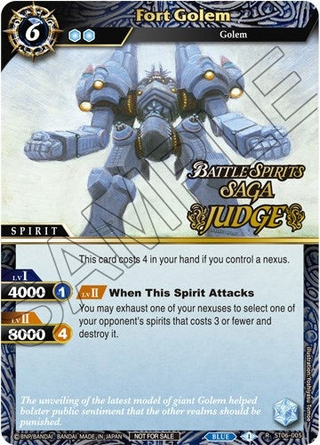 Image for Fort Golem (Judge Pack Vol. 3) (Launch & Event Promos) (ST06-005) - Battle Spirits Saga