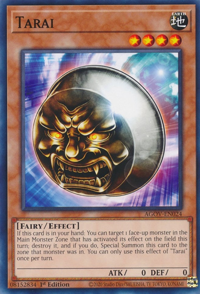 Image for Tarai (Age of Overlord) (AGOV-EN024) - YuGiOh