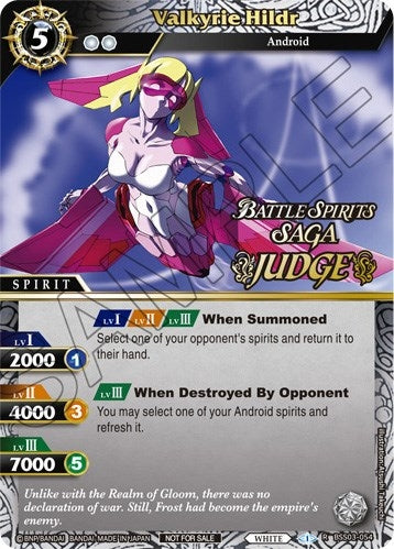 Image for Valkyrie Hildr (Judge Pack Vol. 3) (Launch & Event Promos) (BSS03-054) - Battle Spirits Saga