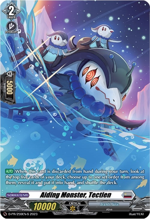 Image for Aiding Monster, Tectien (Foil) (259) (D Promo Cards) (D-PR/259EN-S) - Cardfight Vanguard