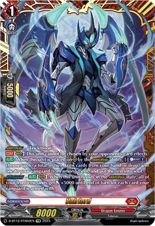 Image for Vairlord (FFR) (D-BT12: Evenfall Onslaught) (D-BT12/FFR02EN) - Cardfight Vanguard